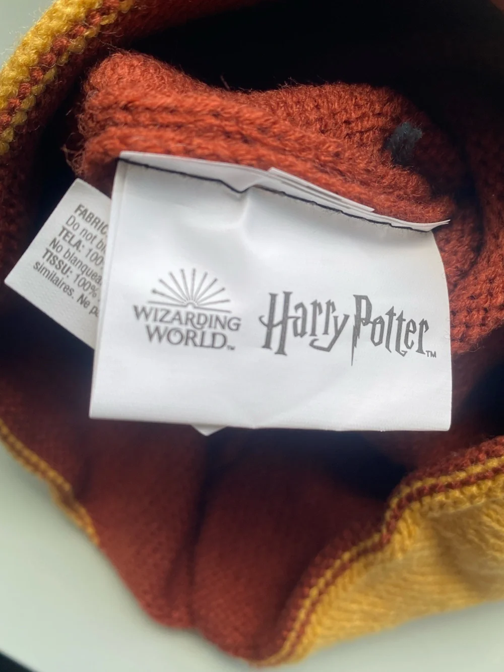 Wizarding World Of Harry Potter cozy knit